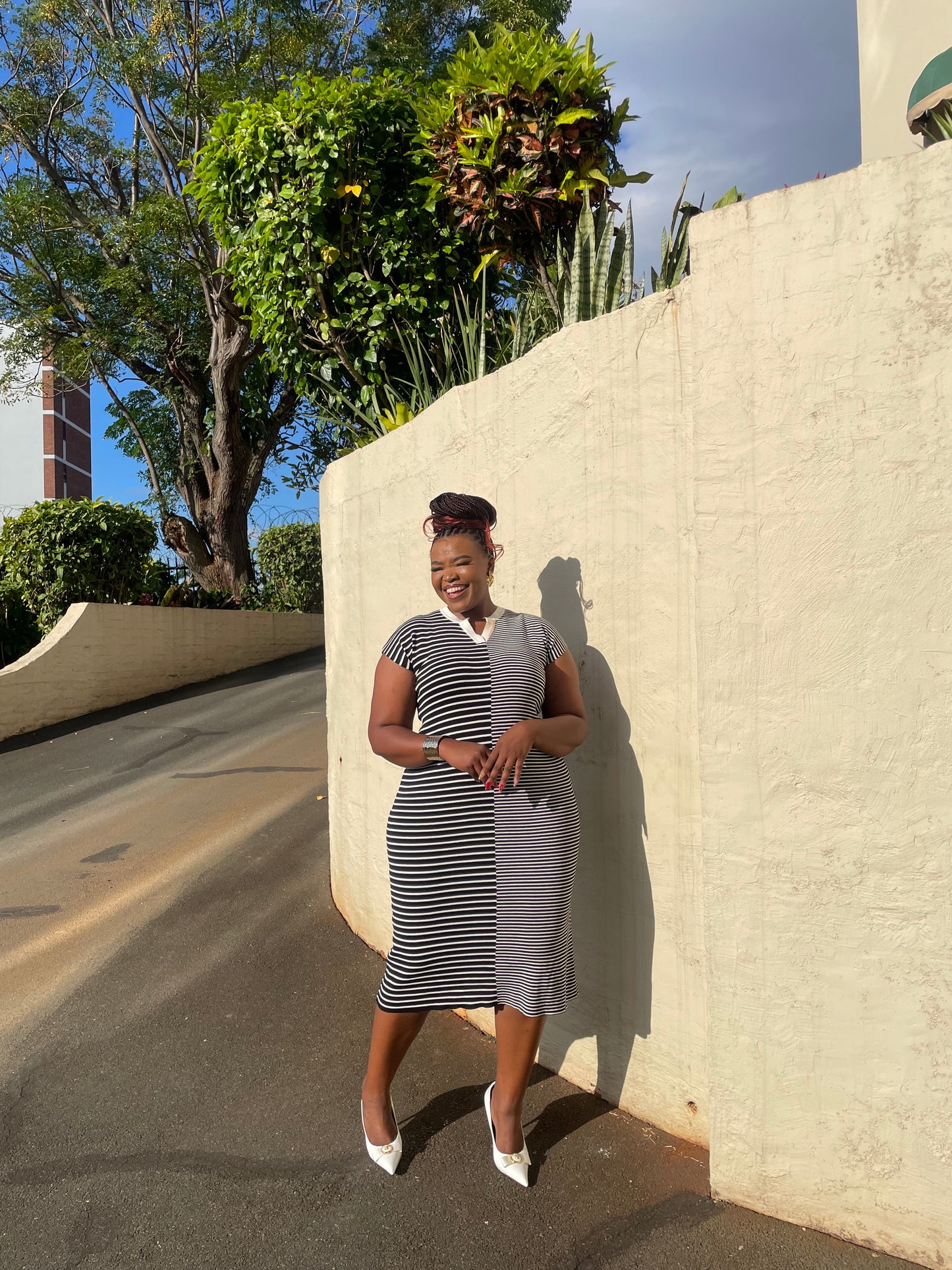 Simple knitted dress
