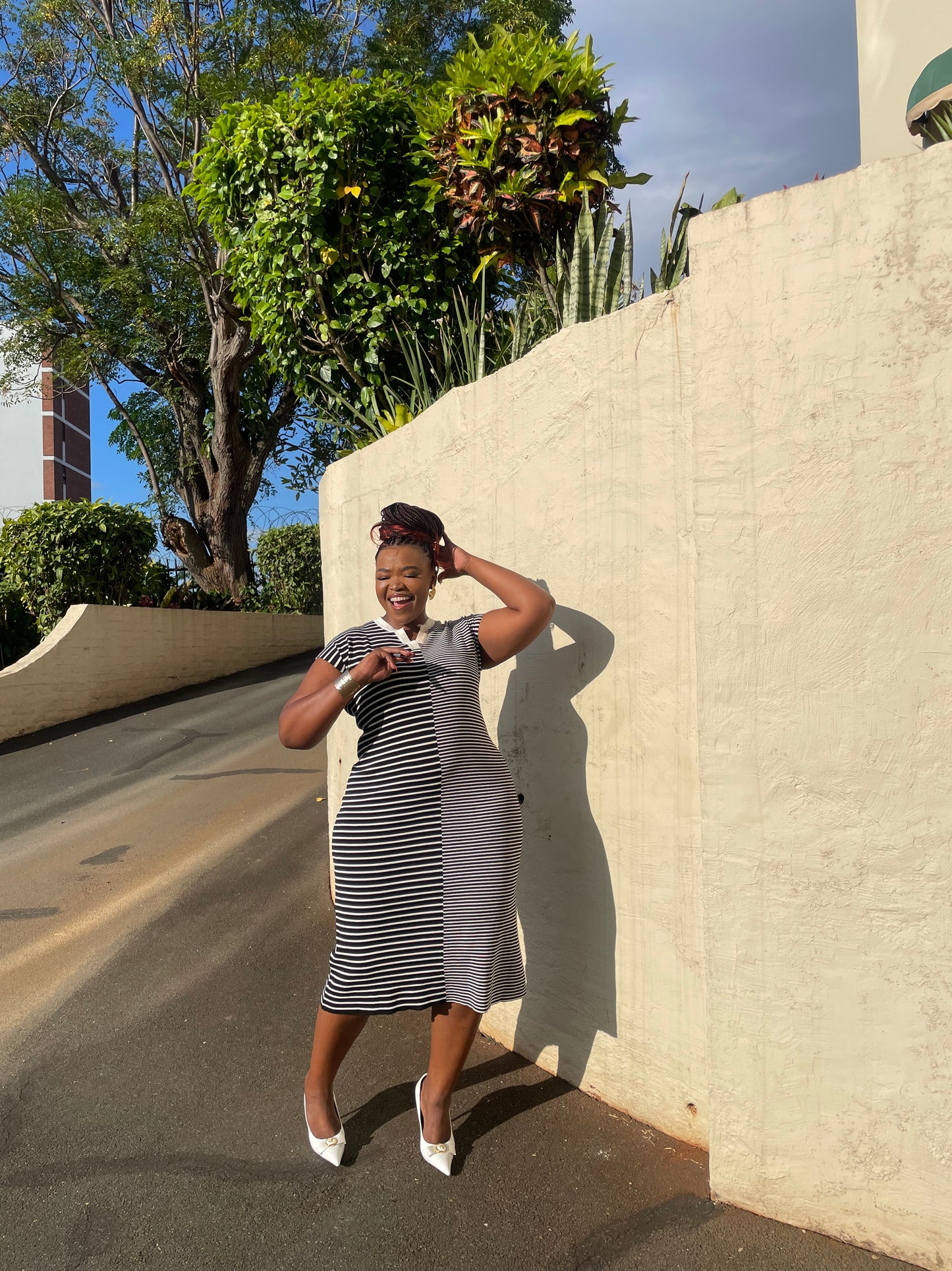Simple knitted dress