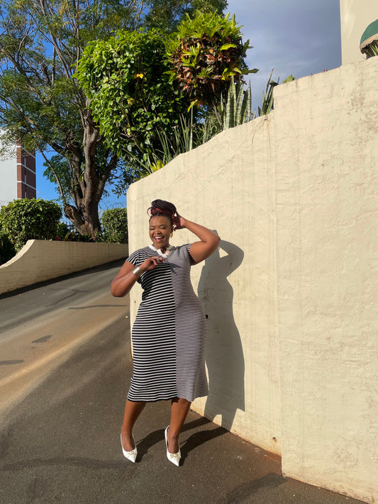 Simple knitted dress