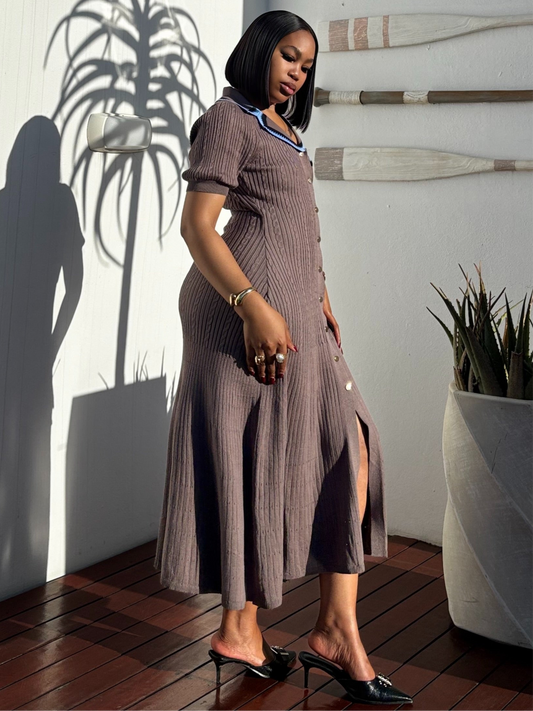 Knitted maxi dress