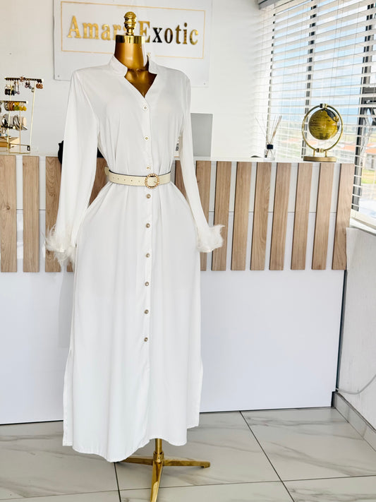 All white dress