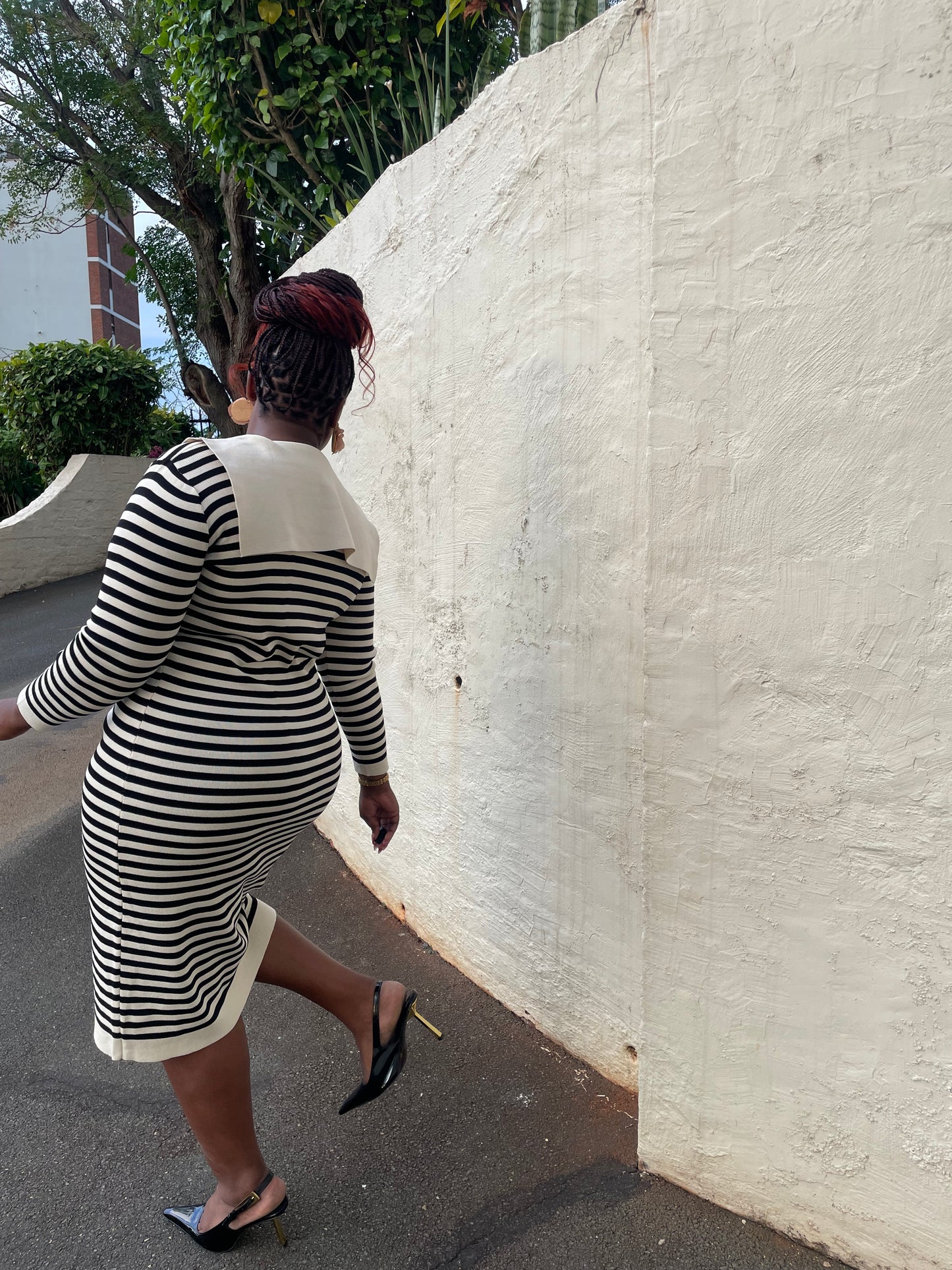 Knitted dress with style