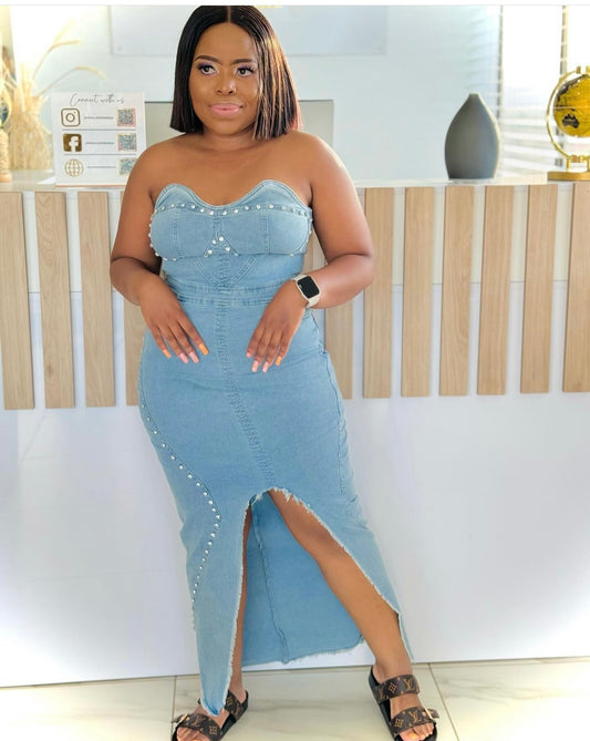 Denim dress