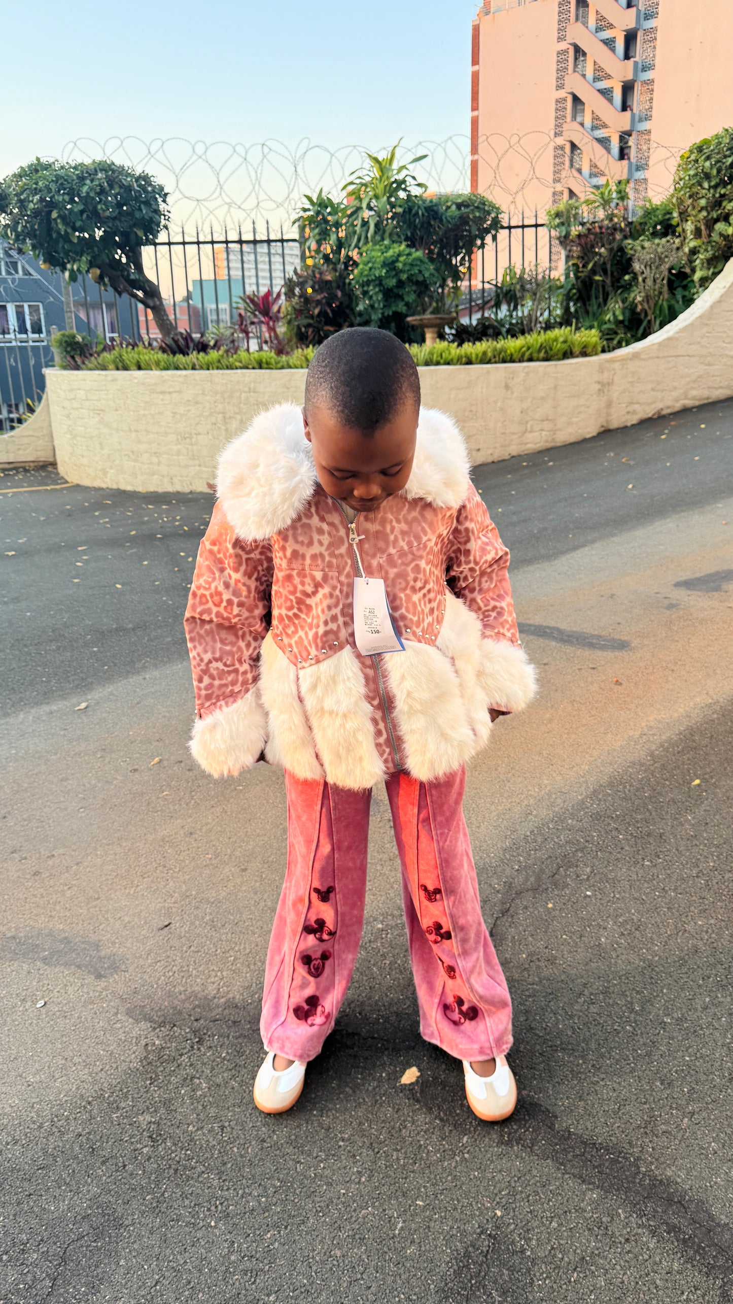 Fur kids jacket